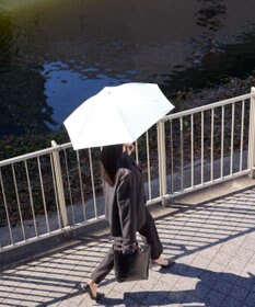 AURORA テレビで紹介！【WEB限定】 バイカラー晴雨兼用傘（折りたたみ・クイックオープン）