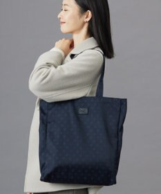 J.PRESS LADIES 【ポケッタブル】ジャカード トート バッグ