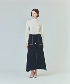 GRACE CONTINENTAL ミラノリブロングスカート