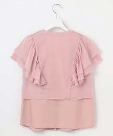 Feroux 【2WAY】フリルコンビ ブラウス