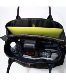 UNBILLION ペルケ perche / ナイロン×牛革付属ユーティリティ2wayトート