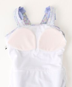 ANY KIDS 総柄 フリル ワンピース 水着