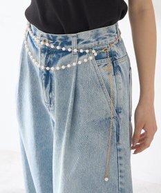 earth music&ecology パールチェーンベルト