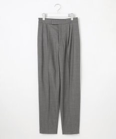 23区 【エステータ】ウールトロドライストレッチ タックテーパード パンツ