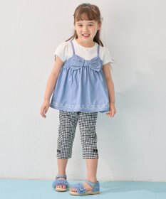 ANY KIDS ひんやりクール ギンガムパンツ