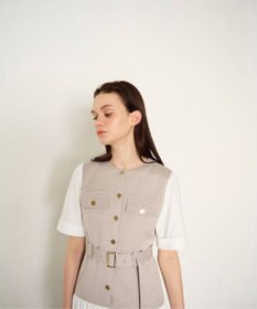 GRACE CONTINENTAL レイヤードコンビワンピース