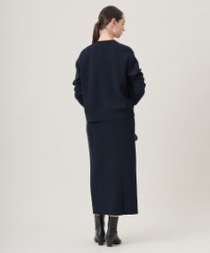 ICB L 【洗える】コットンポリエステルスムース ニットスカート