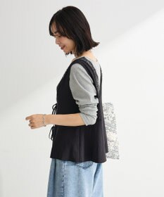 Green Parks ランジェリー風サテンビスチェ