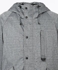 JOSEPH ABBOUD MOUNTAIN 【UNISEX】ホットピアスラブジャガードカモ コート