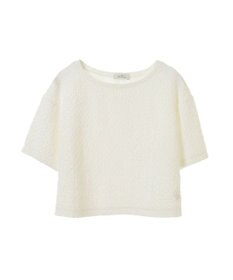 earth music&ecology ホイップ風ジャガードプルオーバー