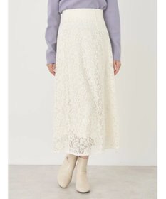 earth music&ecology モールレーススカート