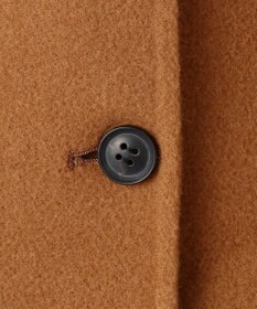 BEIGE， LEMOORE / ウールリバーフード付きロングジレ