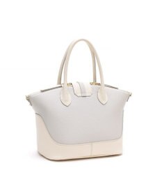 A.D.M.J. 【牛革】モーツァルト/バイカラーノーブルファスナートート25cm(ショルダーストラップ付)