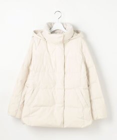 J.PRESS LADIES S 【洗える・2way】タフタダウン ミドル丈 コート