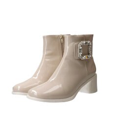 Bridget Birkin 【Bridget Birkin】ビジューバックルレインブーツ