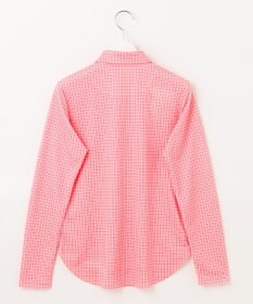 23区GOLF 【WOMEN】【吸水速乾】グラフ柄 長袖シャツ