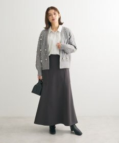 Green Parks イージーケアショート丈ストライプシャツ