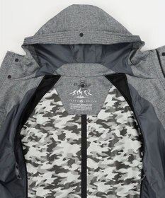 JOSEPH ABBOUD MOUNTAIN 【UNISEX】ホットピアスラブジャガードカモ コート