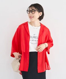 Green Parks 開襟シアーシャツジャケット