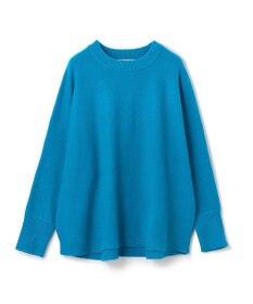 UNFILO 【洗える】ふわふわニット ラウンドヘム