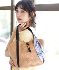 ANY SIS スカーフ付き カゴバッグ