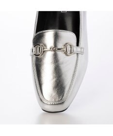 MODE ET JACOMO <noyau>スクエアトゥビット付きヒールローファー