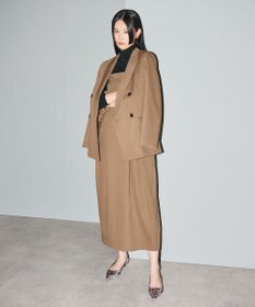 uncrave アルビニスタシフォンテレコ ハイネックカットソー（uncrave STANDARD）