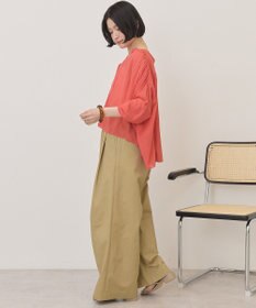 AMERICAN HOLIC スキッパーギャザーブラウス