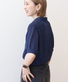 AMERICAN HOLIC ブークレ半袖ニットトップス