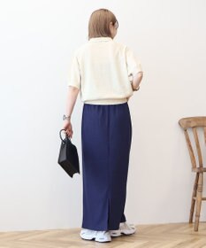 AMERICAN HOLIC ブークレ半袖ニットトップス