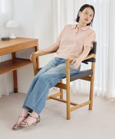 AMERICAN HOLIC ブークレ半袖ニットトップス