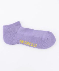 PW CIRCULUS 【MEN】【土踏まずをサポート】ロゴ ショートソックス