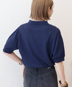 AMERICAN HOLIC ブークレ半袖ニットトップス