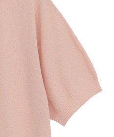 AMERICAN HOLIC ブークレ半袖ニットトップス