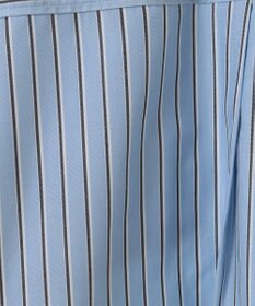 Green Parks イージーケアショート丈ストライプシャツ