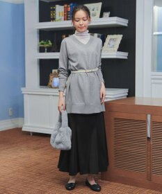 Tiaclasse 【洗える】カットツイルマーメイドスカート