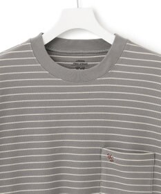 J.PRESS YORK STREET 【UNISEX】リップルボーダー Tシャツ