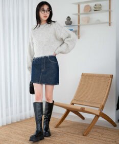 WEGO ブラッシュニットショートプルオーバー