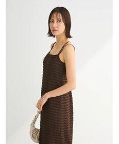 Green Parks カップ付きフリル生地キャミワンピース