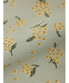 earth music&ecology キンモクセイ柄フレアスカート