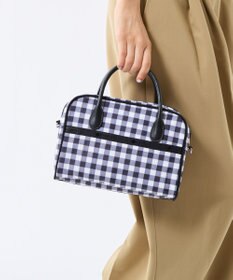 LeSportsac SQUARE TH CROSSBODY/アップタウンギンガム/ブラック