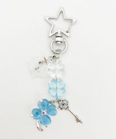 WEGO ビジュークローバービーズキーホルダー