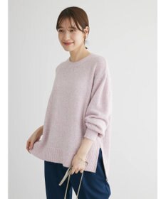 Green Parks ラメ糸ミックスニットプルオーバー