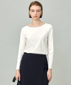 ICB 【洗える】 コンパクトモクロディ プルオーバー オフホワイト系