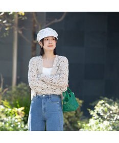 林八百吉商店 un chapeau  レースキャスケット