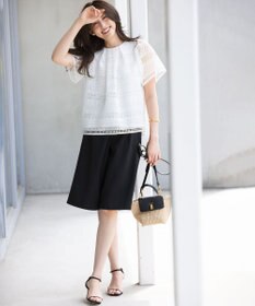 組曲 【WEB限定】オシャクロスキュロットパンツ