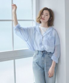 WEGO 【2026年春夏新作】シアーフードシャツ