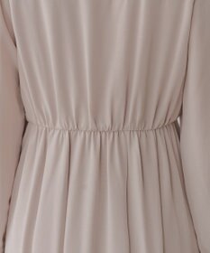 Tiaclasse L 襟フリルリボンワンピース