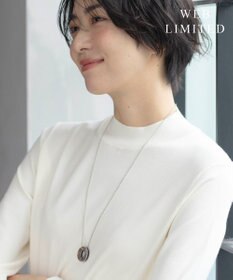 J.PRESS LADIES 【WEB限定】3WAYマーブル スカーフリングネックレス