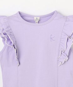 組曲 KIDS 【110-140㎝】 フルールフリルTシャツ